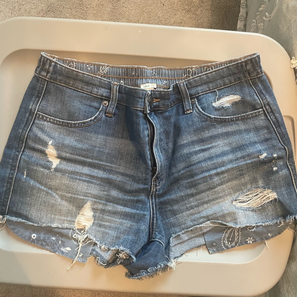 Aerie denim shorts